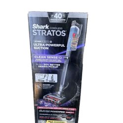 Brand New Shark Stratos Cordless Vacuum with Clean Sense IQ DuoClean PowerFins HairPro