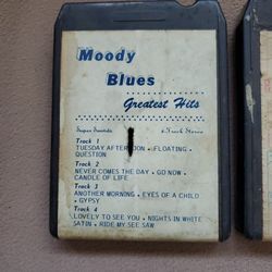 Moody Blues 8-track Tapes
