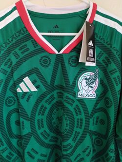 Mexico Authentic Adidas National Soccer Home Jersey