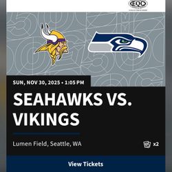 Seattle Seahawks vs Minnesota Vikings 