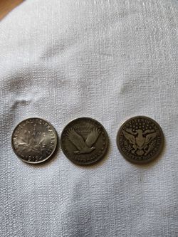 Silver vintage coins