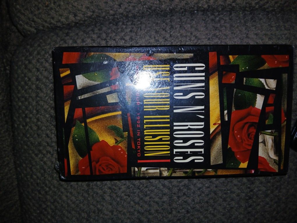 Vintage 1992 Gun N Roses Tokyo Concert VHS Still Sealed