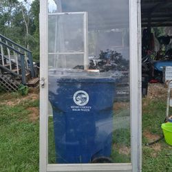 Aluminum Glass Door 35x79