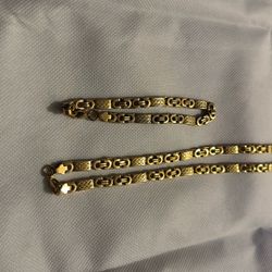Gold Filled Bracelet And Chain