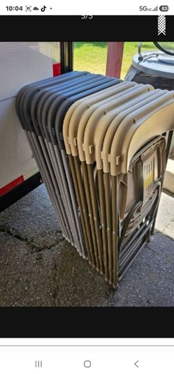 Lot of Folding Chairs New