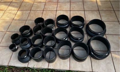 Plumbing Rubber Boots 2-10” 5-8” 1-8” 6-6”  2-6” Clay 2-6” Connects 1-6” 1002-66SR 1-6” CI