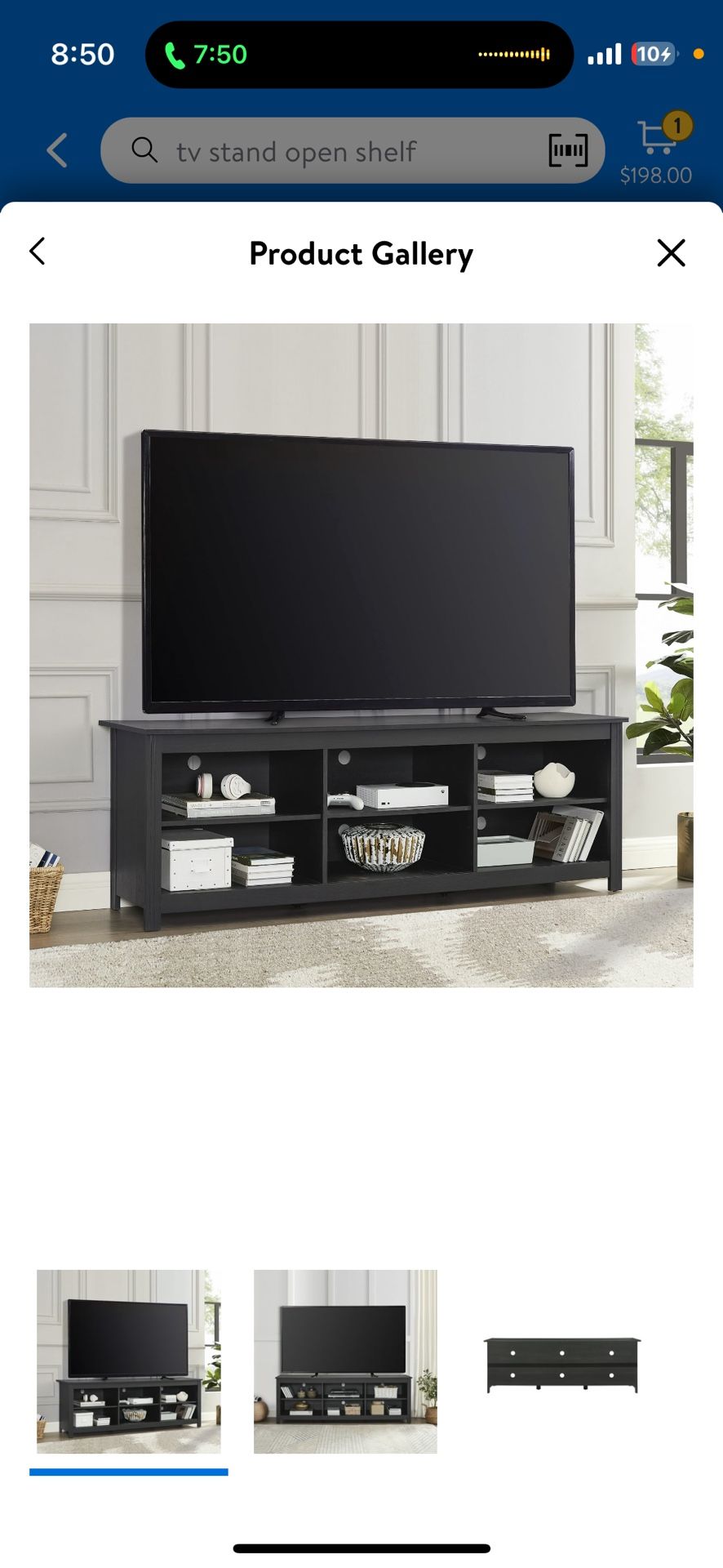 Black TV Stand