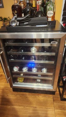 Summit Appliance SWC530BLBIST Commercially Approved Dual Zone Built-In Wine Cellar with Glass Door, Digital Thermostat, Auto Defost, Stainless Steel T