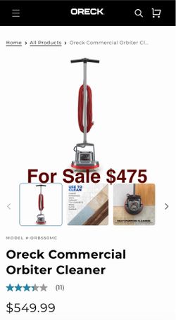Carpet cleaners and Oreck commercial oribter cleaner