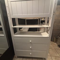 IKEA Loft Twin Bed With Desk and Drawers