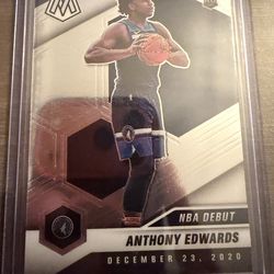 2020 PANINI MOSAIC #261 ANTHONY EDWARDS  RC