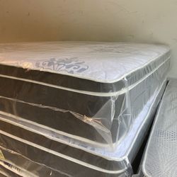 King Pillowtop Set New In Plastic Free Delivery In Atlanta 