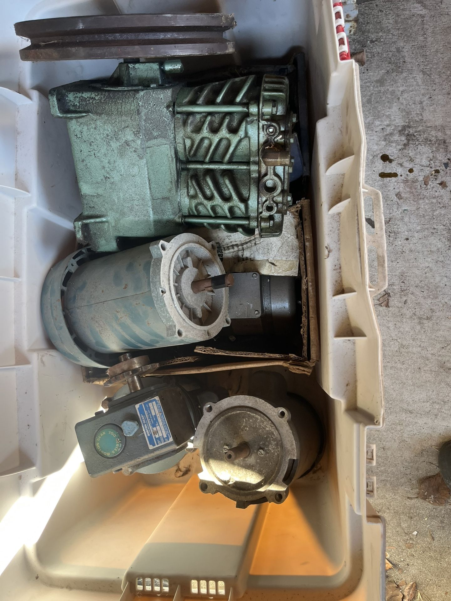Box With Starters Electric Motors 