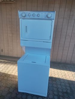 Whirlpool Stacked Washer Gas Dryer Unit
