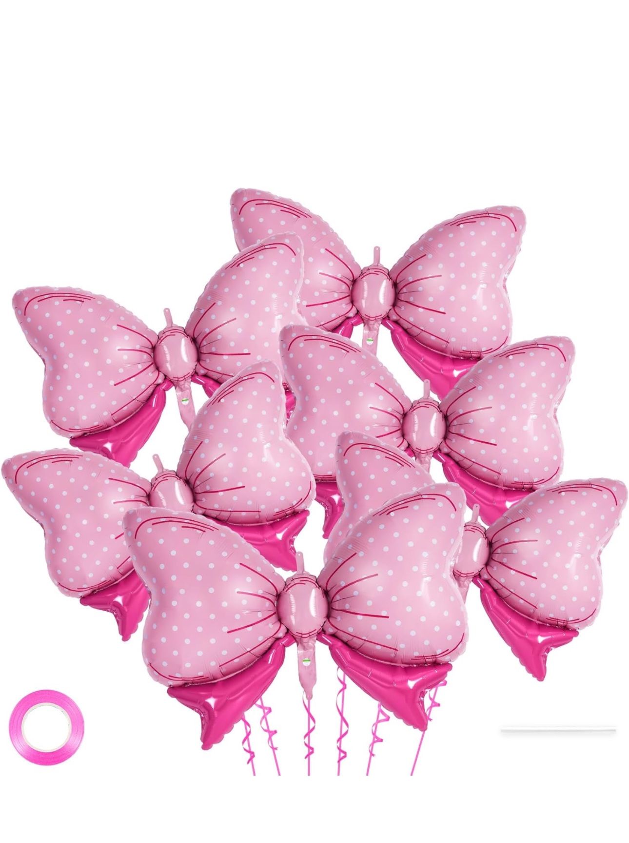 Coquette bows balloons