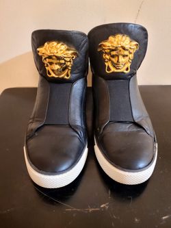 VERSACE IDOL SMOOTH LTHR SNEAKERS