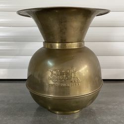 BRASS SPITTOON UNION PACIFIC RAILROAD