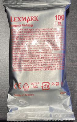 GENUINE LEXMARK 100XL INK
