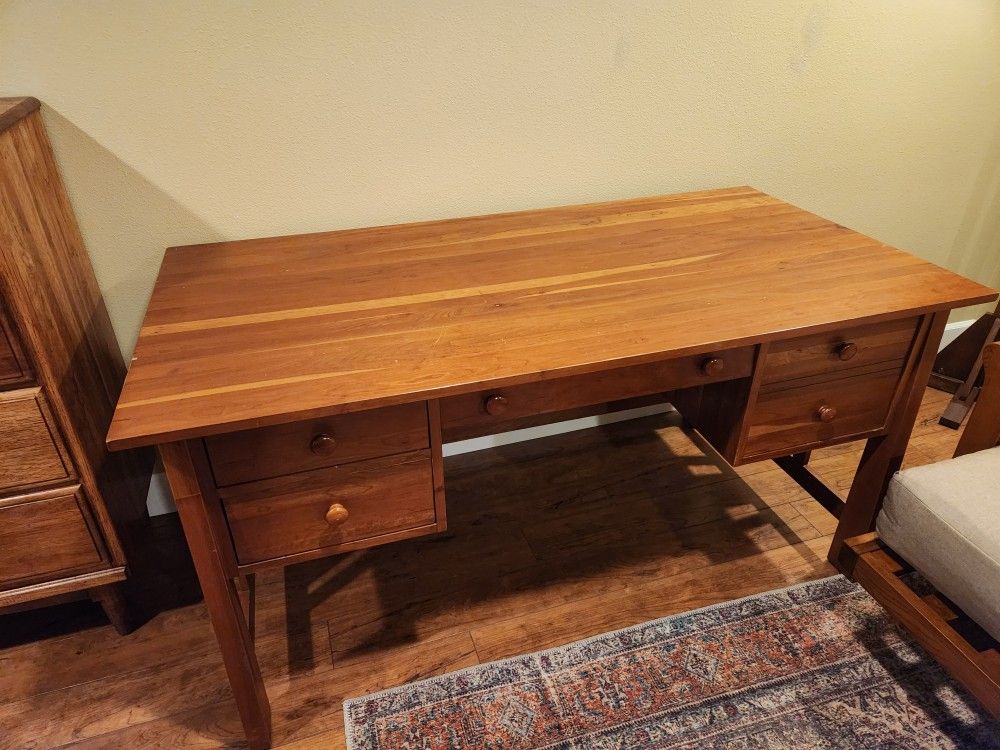 Ethan Allen Solid Cherry Desk - Free!