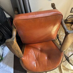Antique Oak Captains Chairs $45 Ea