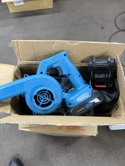 2-in-1 Cordless and Handheld Battery-Powered Leaf Blower - Comes with 21V Batteries and Charger - Continuous 