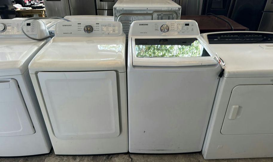 Samsung Basic Washer Dryer Set - Top Load Large Capacity