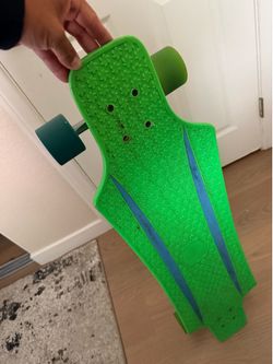 Green Plastic Cruiser Longboard