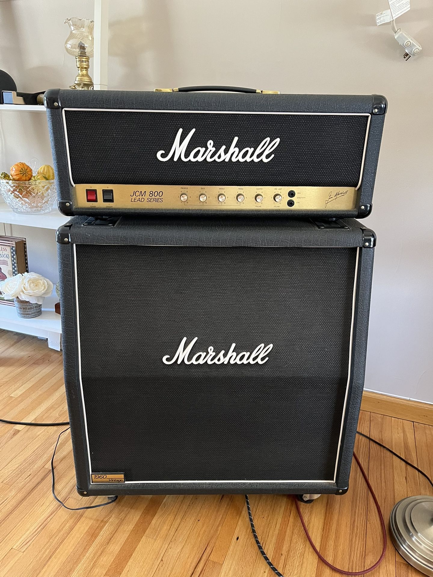 Marshall JCM (contact info removed) W and 1960 AV  280 W Cabinet