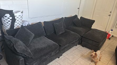 Black couch