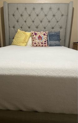 Macy’s Monroe Upholstered Queen Headboard