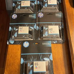 5 HP Printer Cartridges 