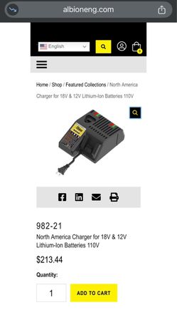 New Albion battery charger