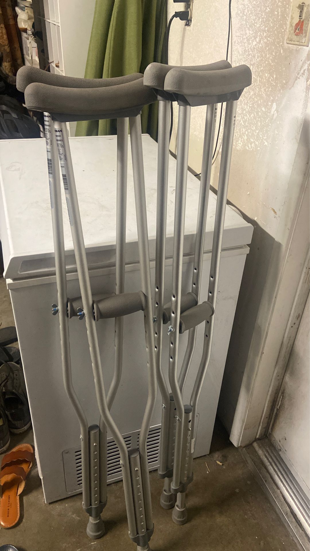 2 sets of crutches