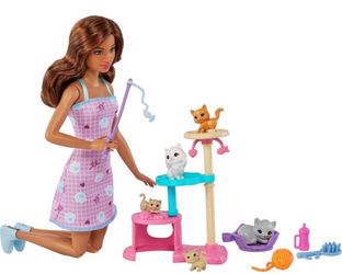 Barbie with Kittens
