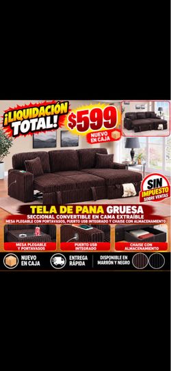 Sectional Convertible To Bed