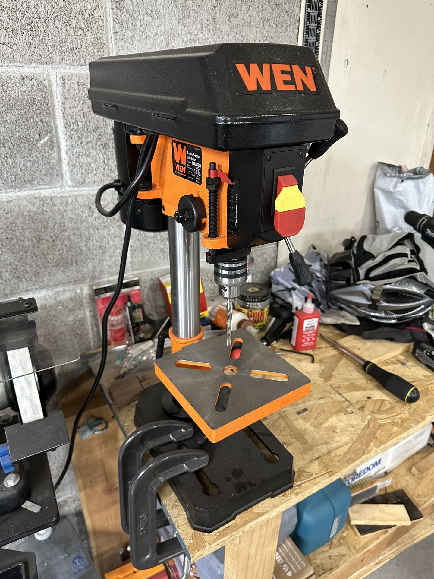 WEN 8” 5-speed bench drill press – $50