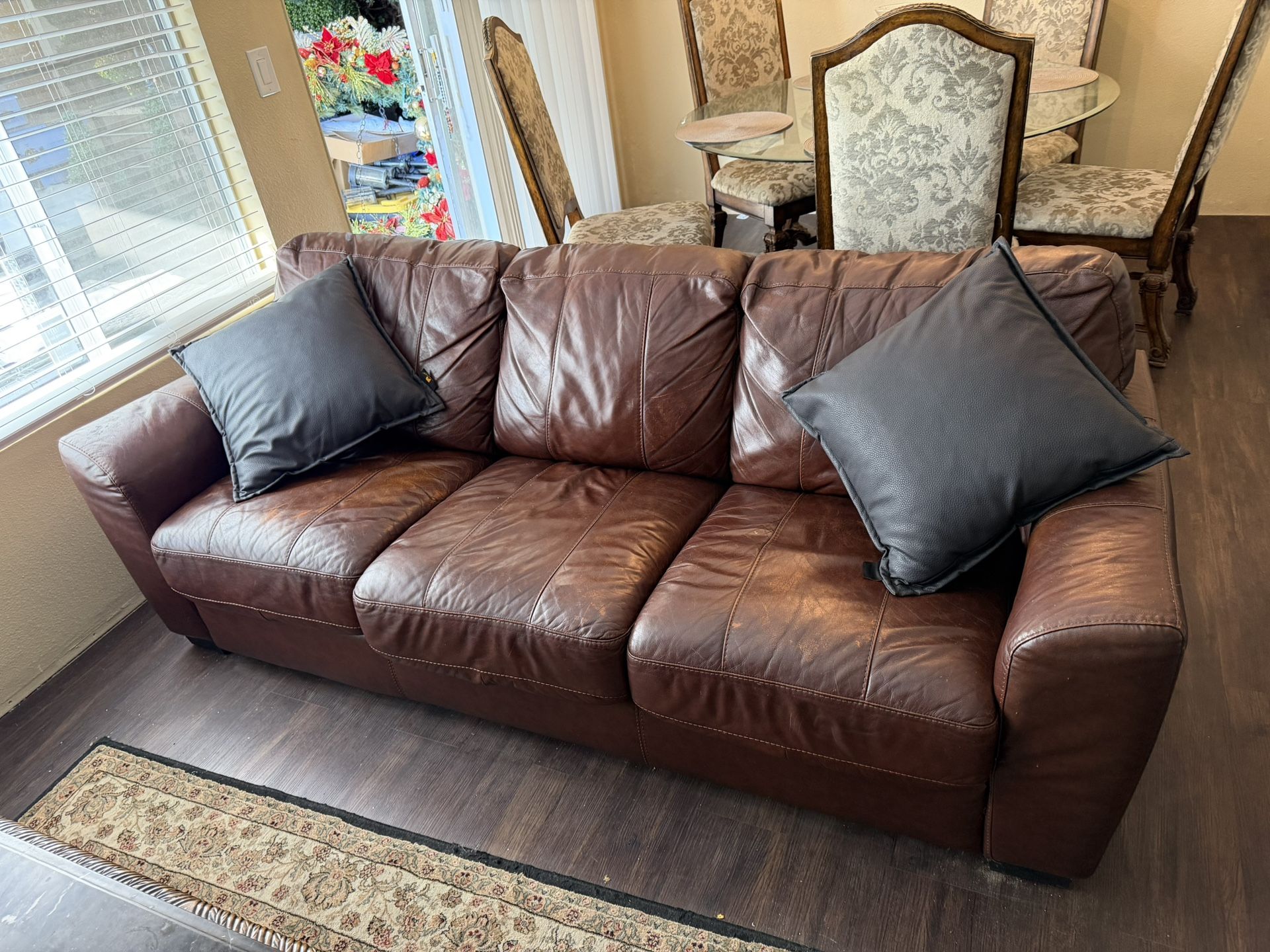 Leather Sofa Sleeper 