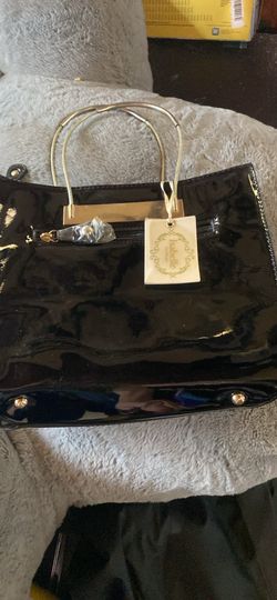 Isabelle handbag purse black leather