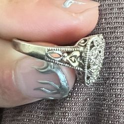 Gold Heart Shaped Ring 