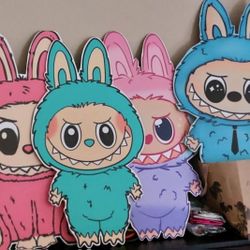 Labubu Cutouts 3 Ft X 2 Ft