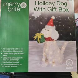 Holiday dog merry brite