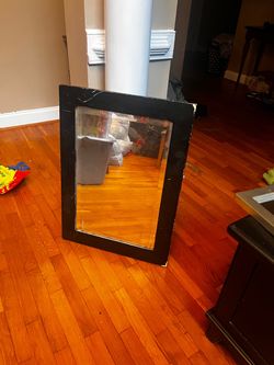 Black Framed Wall Mirror