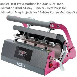 tumbler mug press is suitable for 12-30oz straight skinny sublimation tumblers