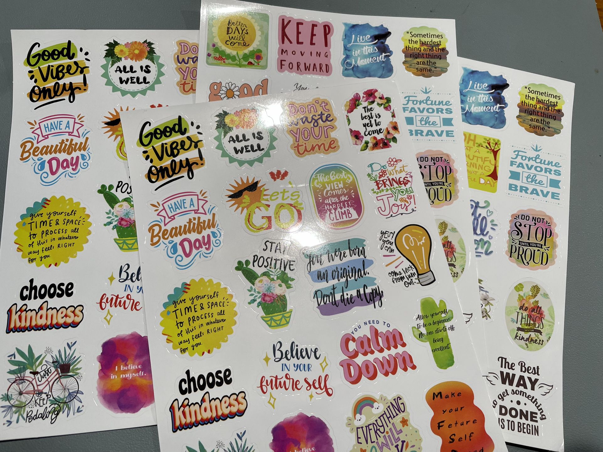 Motivational Quotes Stickers 100 Stickers