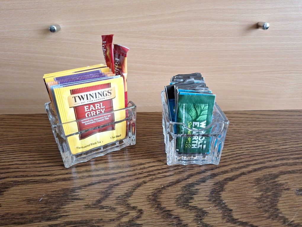 Libbey Gibraltar Glass Sugar Caddy -2 Pcs