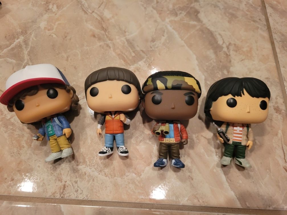 Stranger Things Pop Funkos.