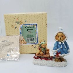 NEW Cherished Teddy Figurine MARY Pulling Sled NIB MINT BEAR WINTER snow Holiday

MIN CONDITION,  STORED IN THE BOX, COMES WITH ORIGINAL PACKAGING

MA