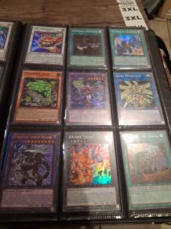 Yugioh card binder singles
