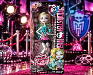 Monster High Lagoona Blue Black Carpet Doll