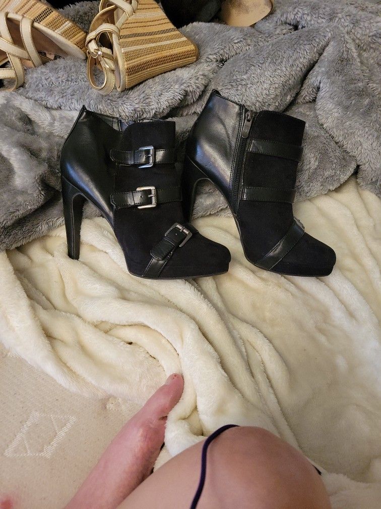 High Heeled Booties